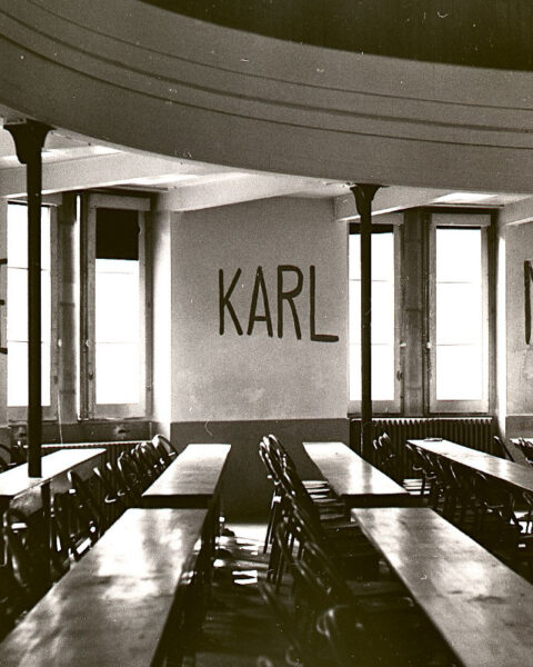 Frase del Mayo Francés en la Universidad de Lyon