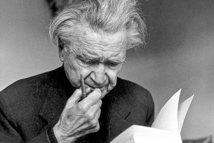 Emil Cioran leyendo