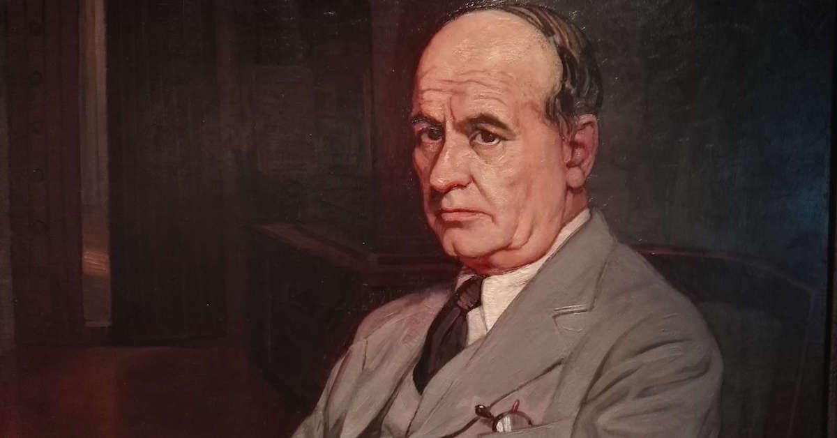 José Ortega y Gasset posando para pintura