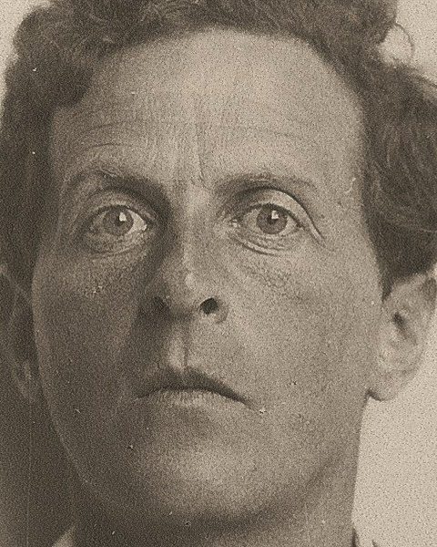 Ludwig Wittgenstein Portrait. Wikimedia Commons.