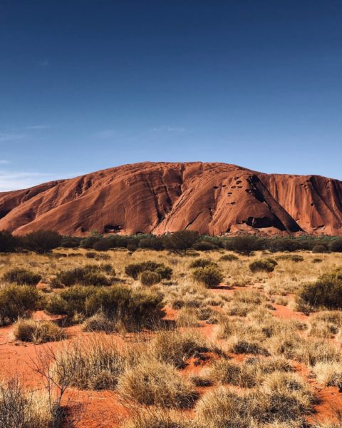 monte uluru sobre la declaración