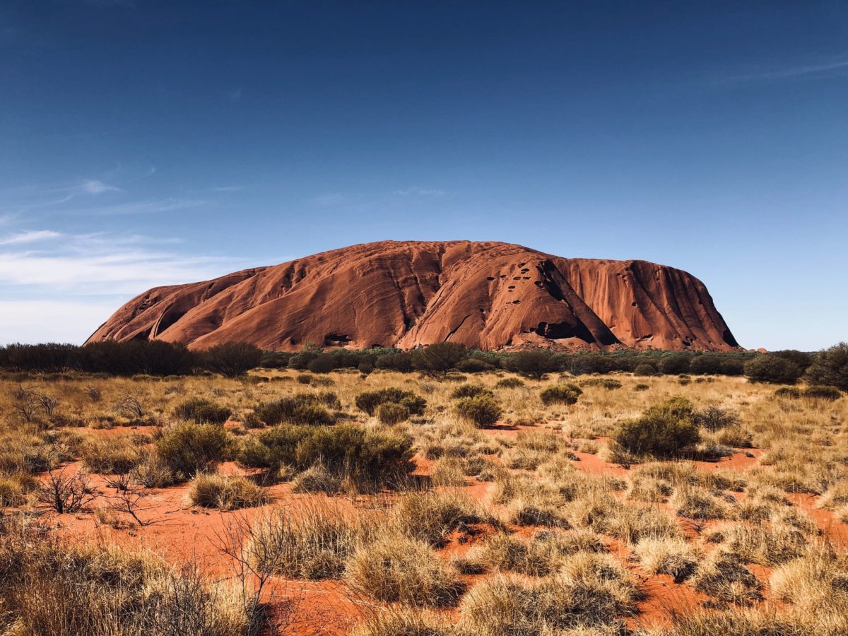 monte uluru sobre la declaración