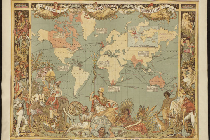 Mapa del Imperio británico