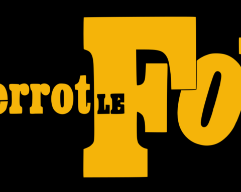 Logotipo oficial de la película Pierrot le Fou dirigida por Jean-Luc Godard