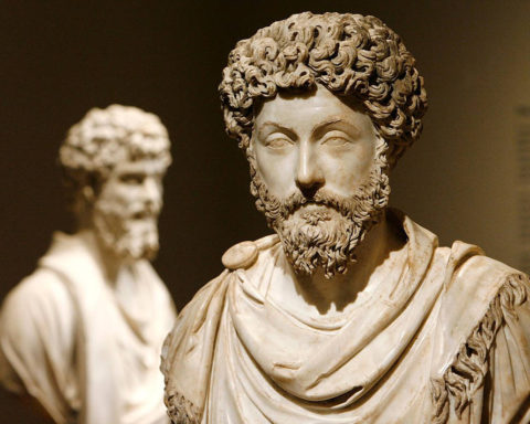 Estoicismo y Nietzsche. Busto del Emperador Marco Aurelio