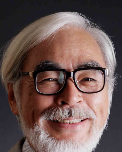 Fotografía del cineasta japonés Hayao Miyazaki