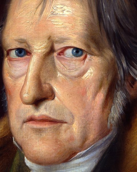 Retrato del filósofo Georg Wilhelm Friedrich Hegel, por Jakob Schlesinger (1792-1855).