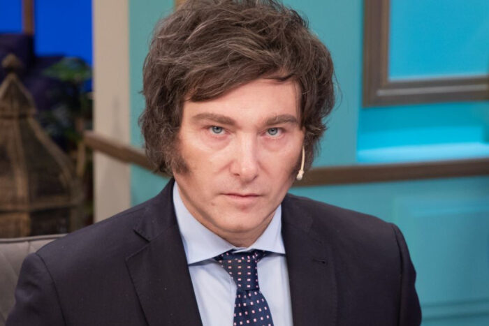 Javier Milei en el programa «La Noche de Mirtha» el 3 de diciembre de 2022.