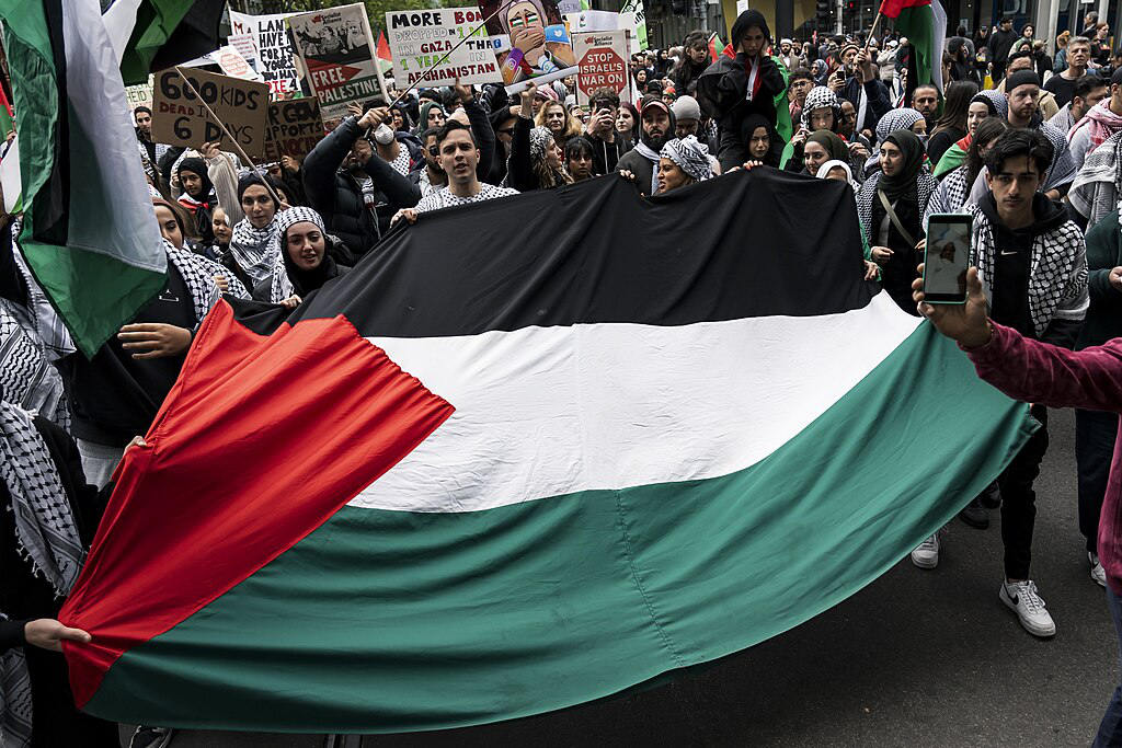 Protesta contra ocupación Israelí en Gaza