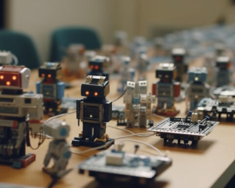 Ejército de pequeños robots