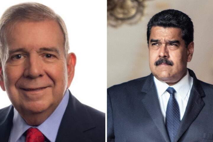 Edmundo González y Nicolás Maduro