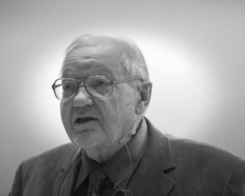 Fredric R. Jameson en el simposio del Premio Holberg, 2008.