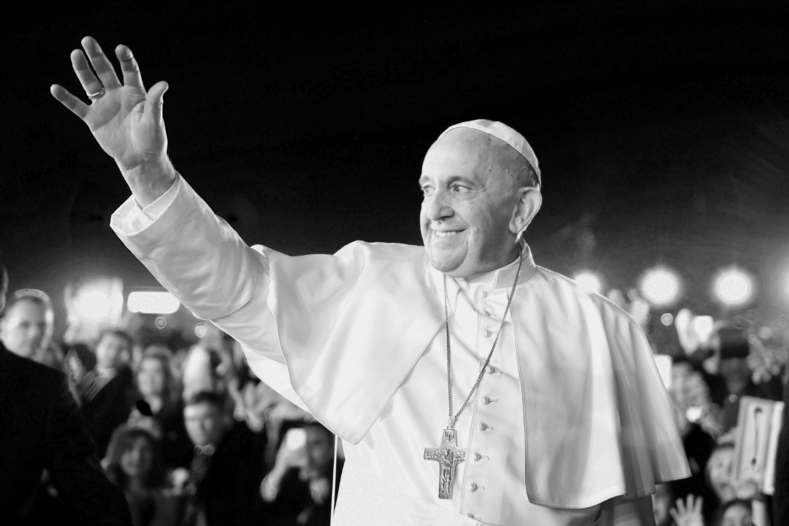 el Papa Francisco se despide de fieles y seguidores en el aeropuerto