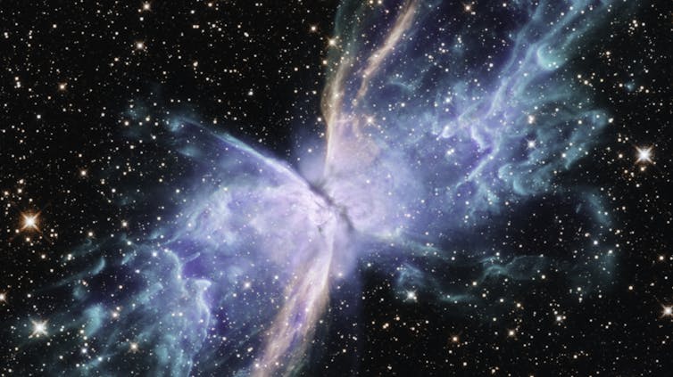 Nebulosa de la mariposa. NASA, ESA y J. Kastner (RIT), CC BY