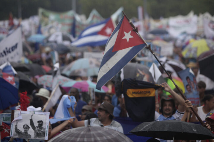 Desfile por el Primero de Mayo en La Habana