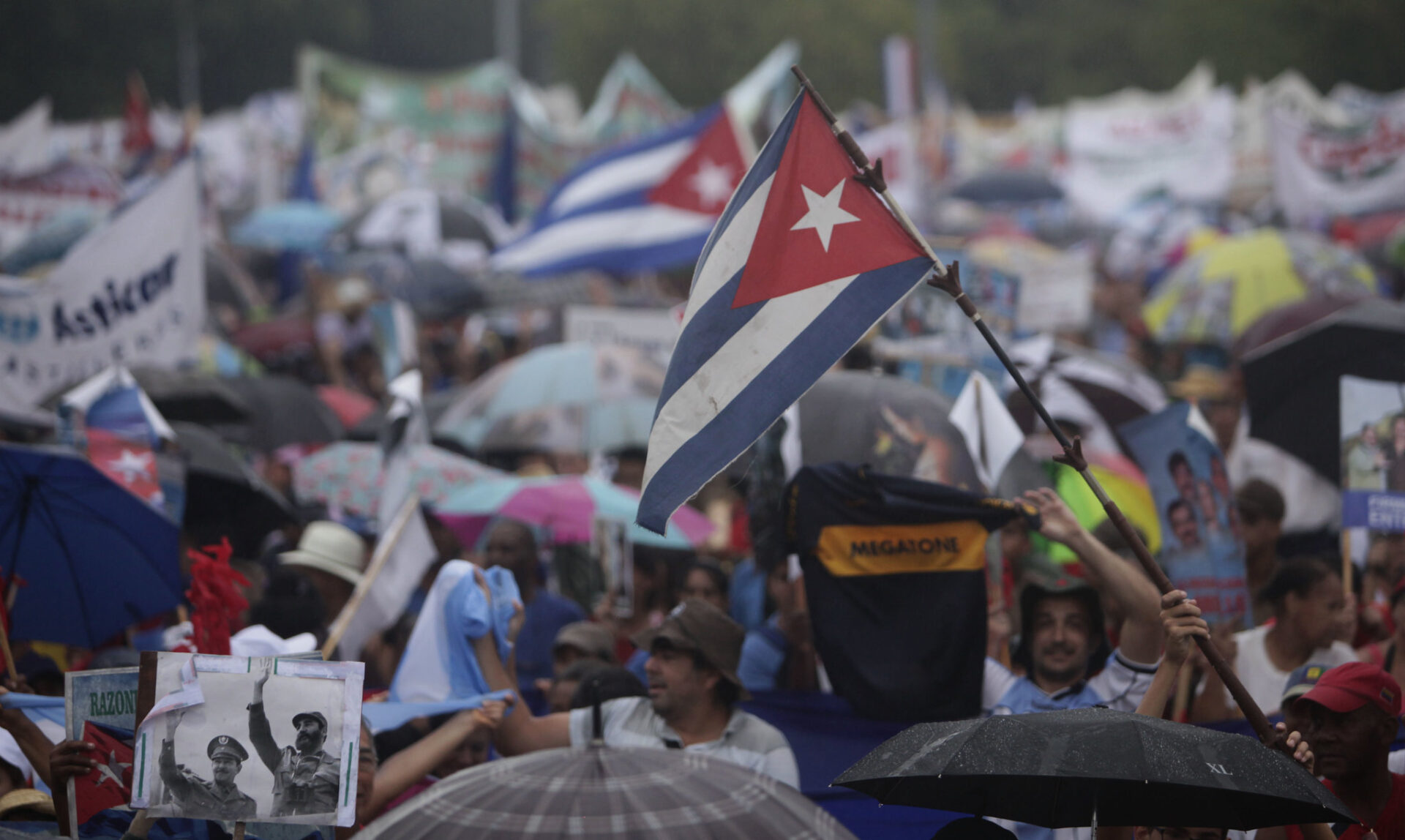 Desfile por el Primero de Mayo en La Habana