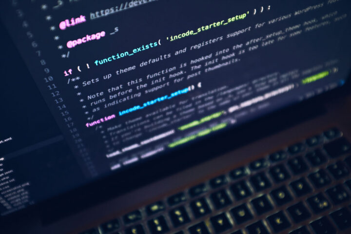 información de código web