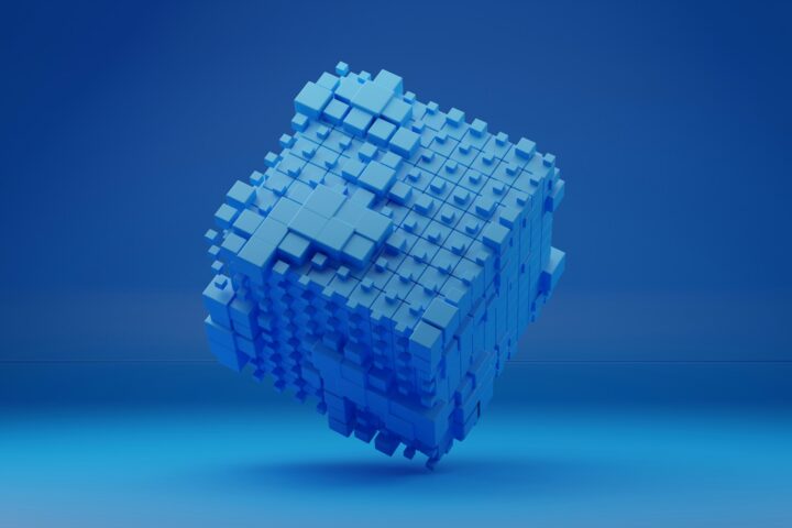 Diseño de cubo tridimensional