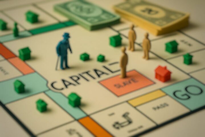Representación del concepto de Lacan y el sujeto del capitalismo