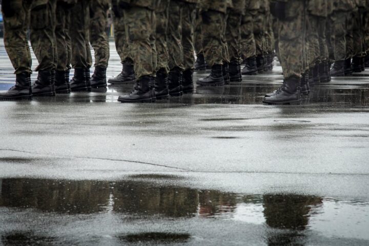 Botas de soldados