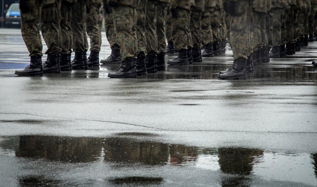 Botas de soldados
