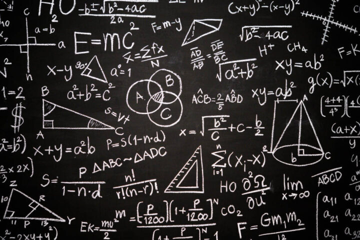 Números y fórmulas matemáticas