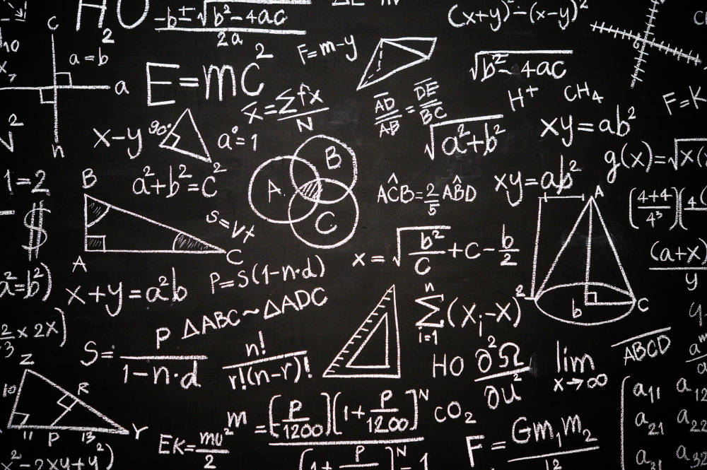 Números y fórmulas matemáticas