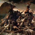 Théodore Géricault, La balsa de la Medusa (1818–1819). Óleo sobre lienzo, Museo del Louvre. Imagen: Wikimedia Commons.