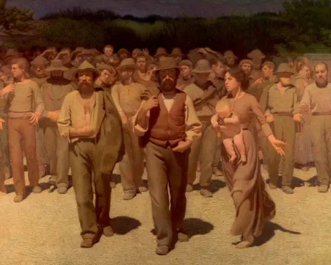 Giuseppe Pellizza da Volpedo, El cuarto estado