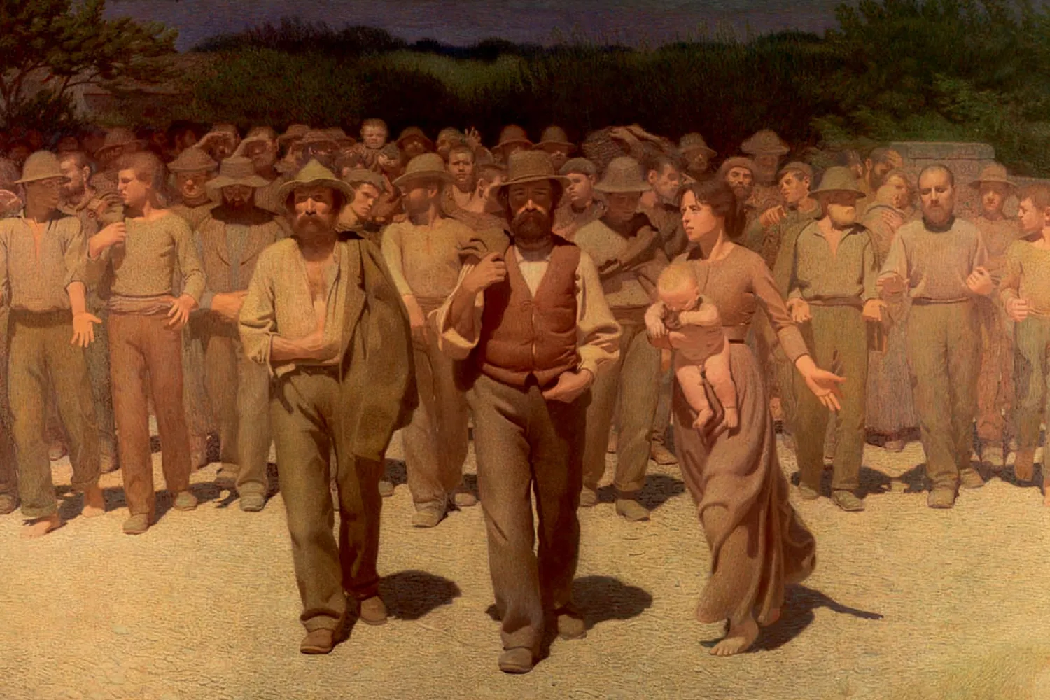 Giuseppe Pellizza da Volpedo, El cuarto estado